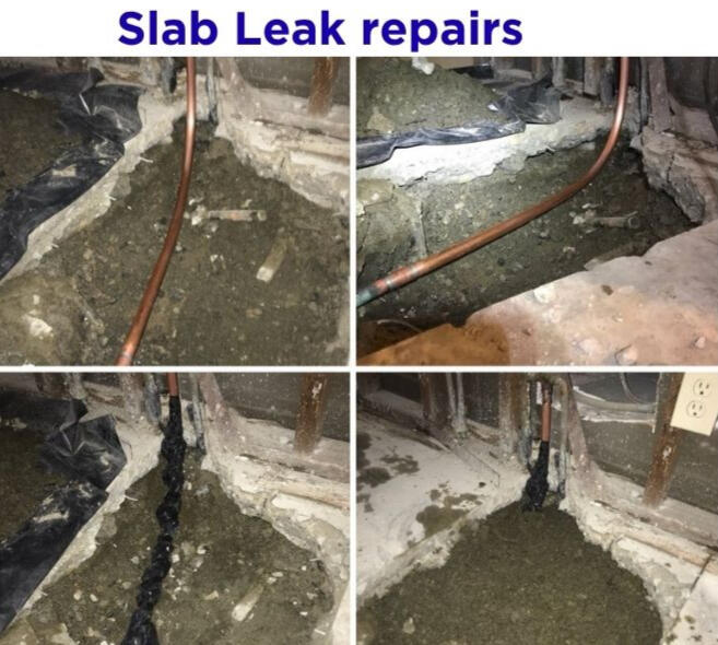 Slab leak repairs Slab leak repairs